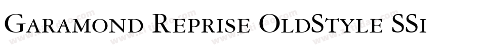 Garamond Reprise OldStyle SSi Bold Small Caps字体转换